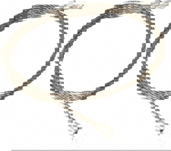 19 AWG, 3 Ft., Terminal, Grounding Cable with Clamps